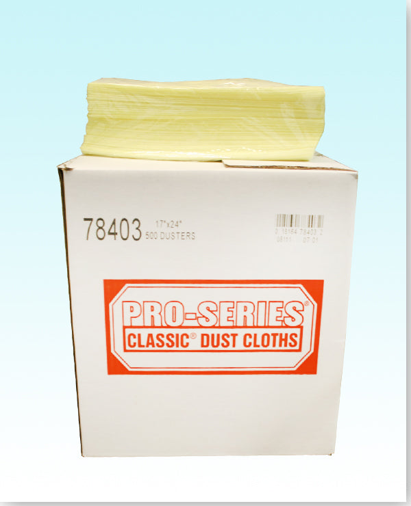 JL Dust Cloth Yellow 17" x 24" 10PK/CASE