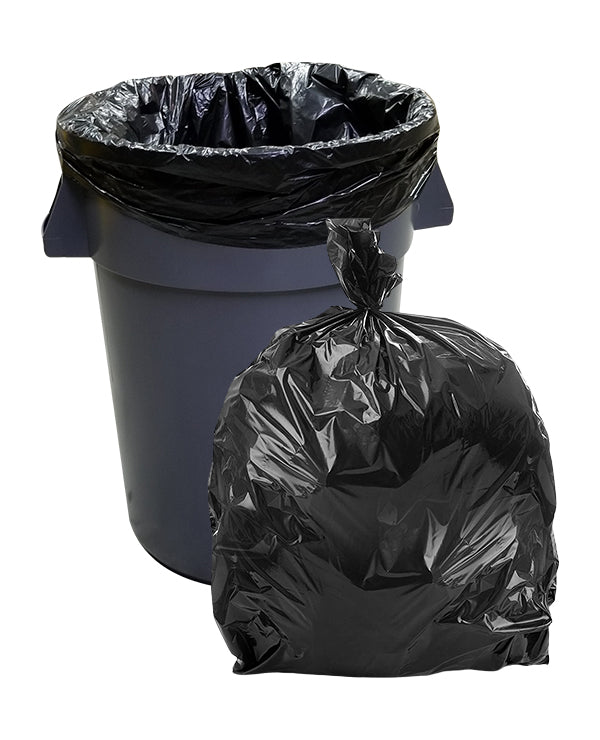 40 X 48 Trash Bags 1.0 MIL 100/Case Black