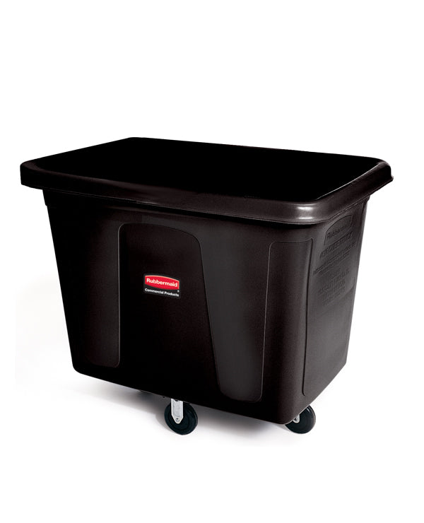 Rubbermaid FG460800 Cube Truck 8 cu. ft. (0.6 cu. yd.) 300 lbs Black