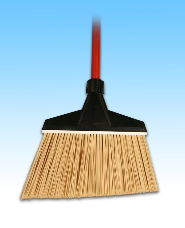 Plastic Angle Broom-Unflagged