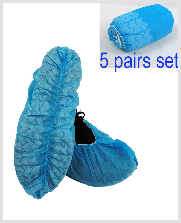Non-Skid Shoe Cover 5 Pairs Set
