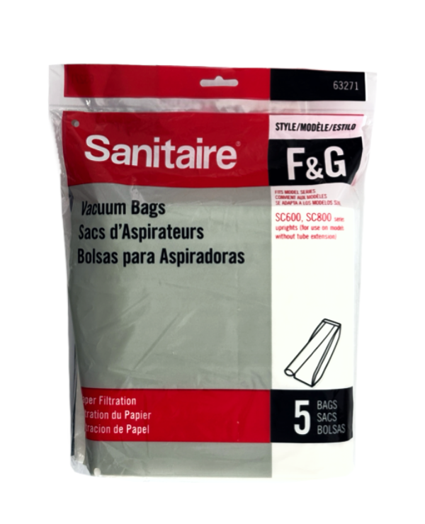 Sanitaire Paper Vacuum Bag F & G 5EA/PACK
