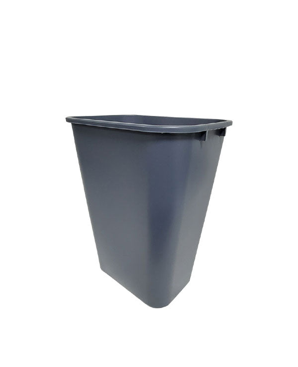 WASTE BASKET 41QT GRAY