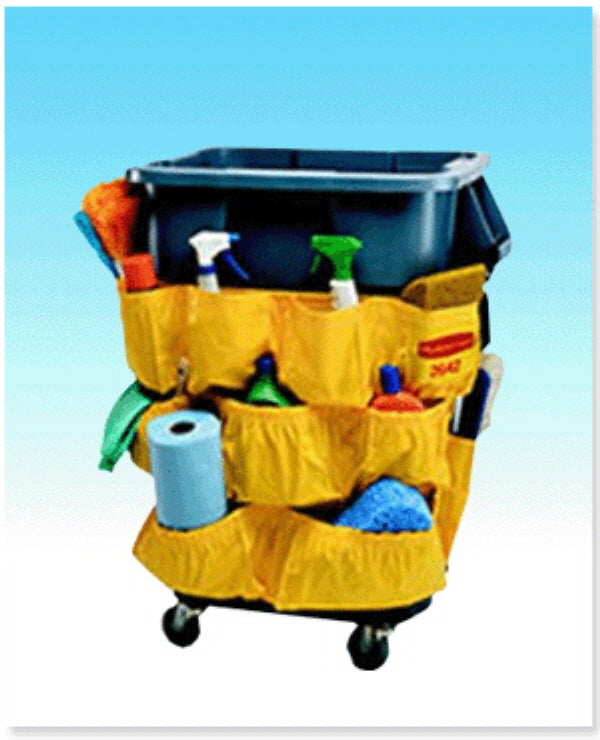 Rubbermaid Yellow Caddy Bag for Extra Cleaning Supply Storage