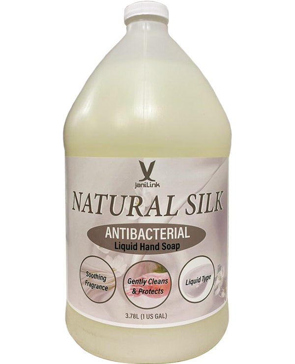 Natural Silk Antibacterial Liquid Hand Soap 1 GAL