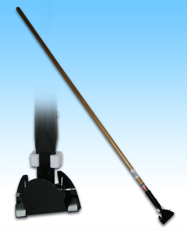 60" Wood Snap on Dust Mop Handle