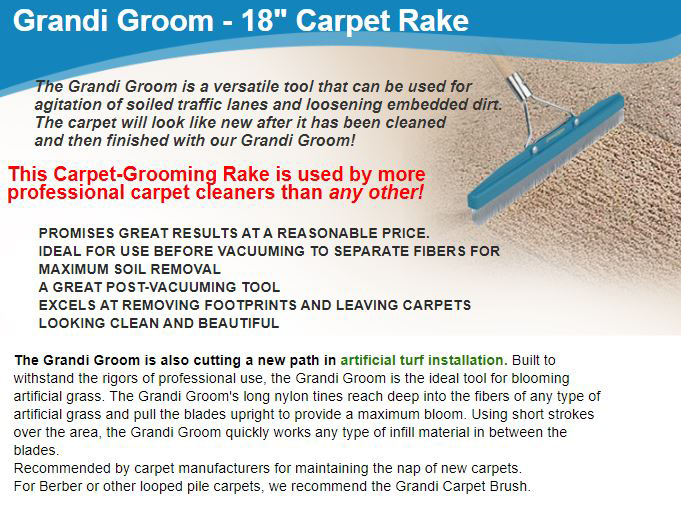 Grandi Groom Carpet Brush