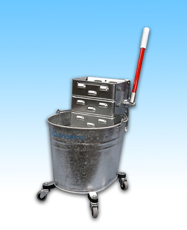 Edco 15L plastic mop bucket (metal wringer)